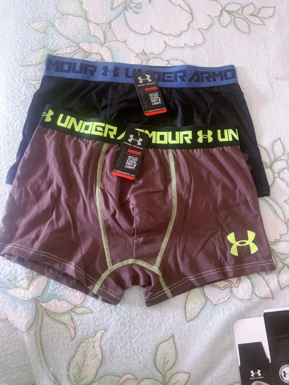 Under Armour Men’s 3” Boxerjock Boxer Briefs Size L 2 Pack Athletic Underwear